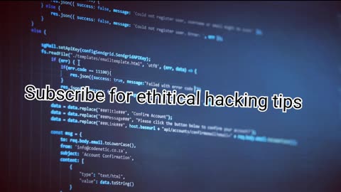 Ethitical hacking tips and tricks