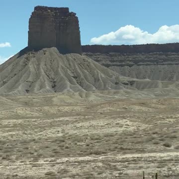 View from a Dirty Windshield - getting to Cortez, CO