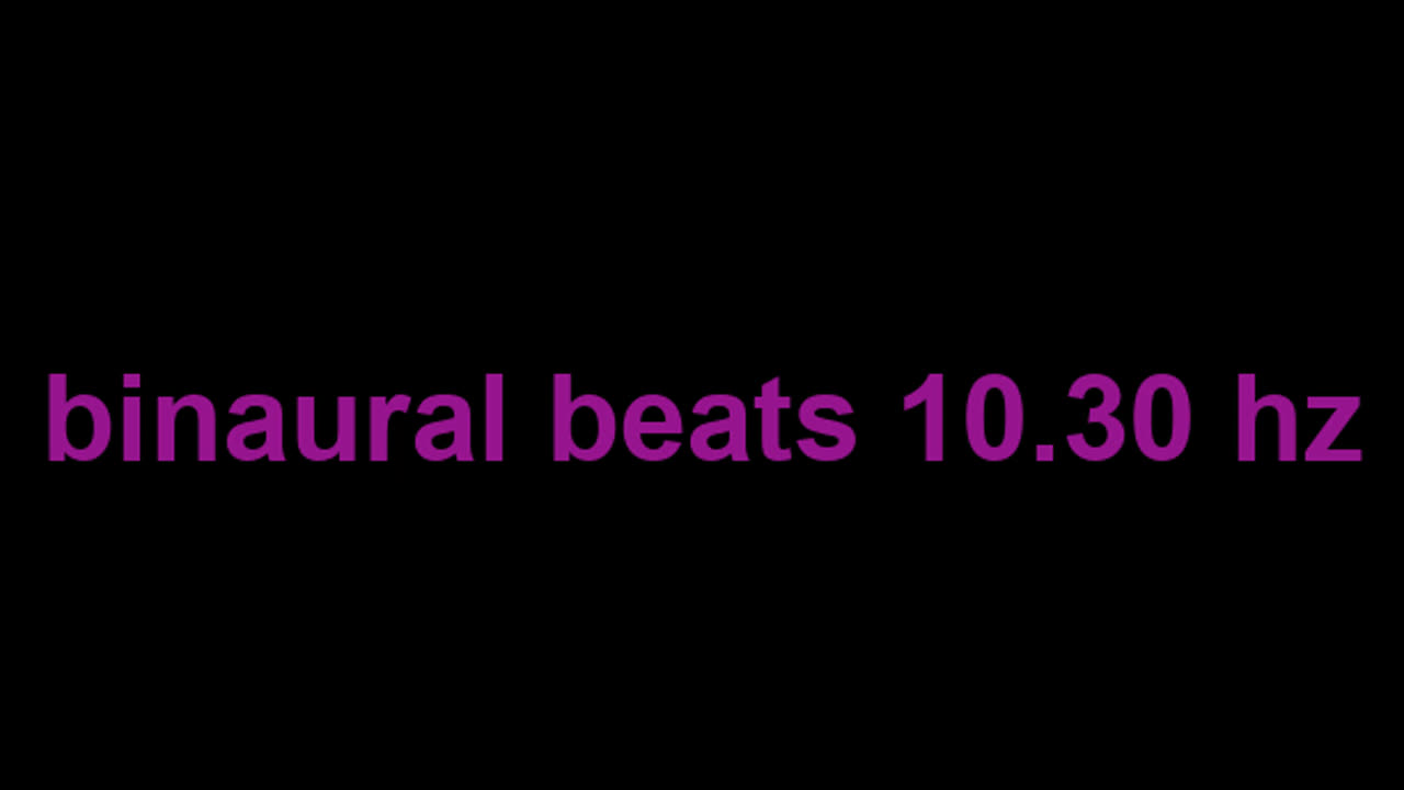 binaural beats 10.30 hz