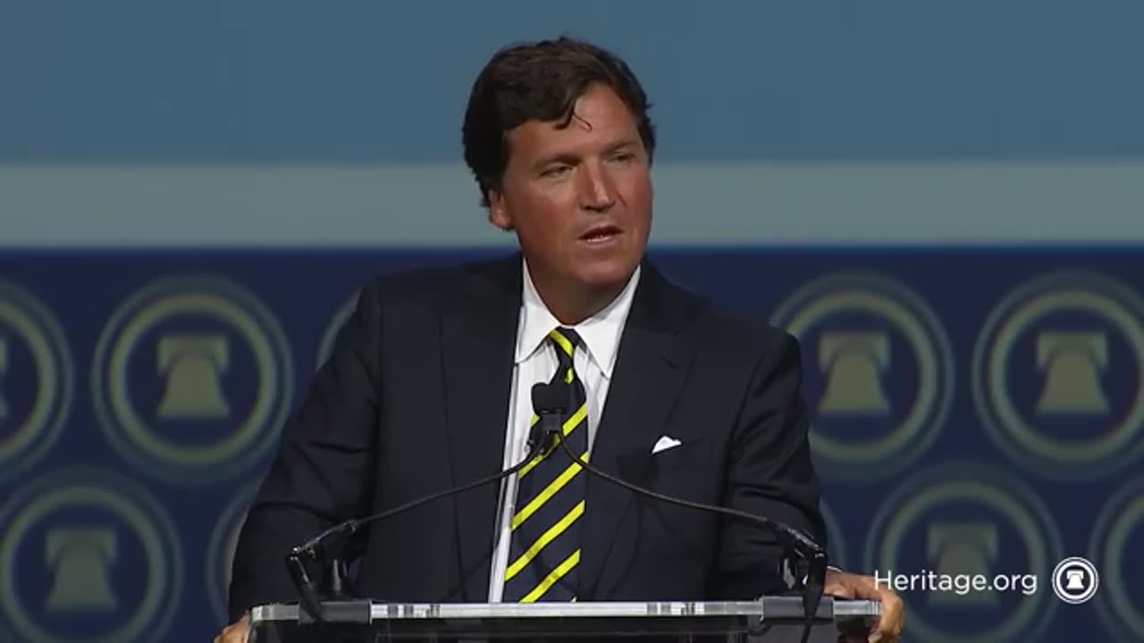 Tucker Carlson’s Last Address Before Leaving Fox News at #Heritage50