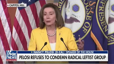 Watch Pelosi dodging condemnation of pro-abortion group’s violent threats