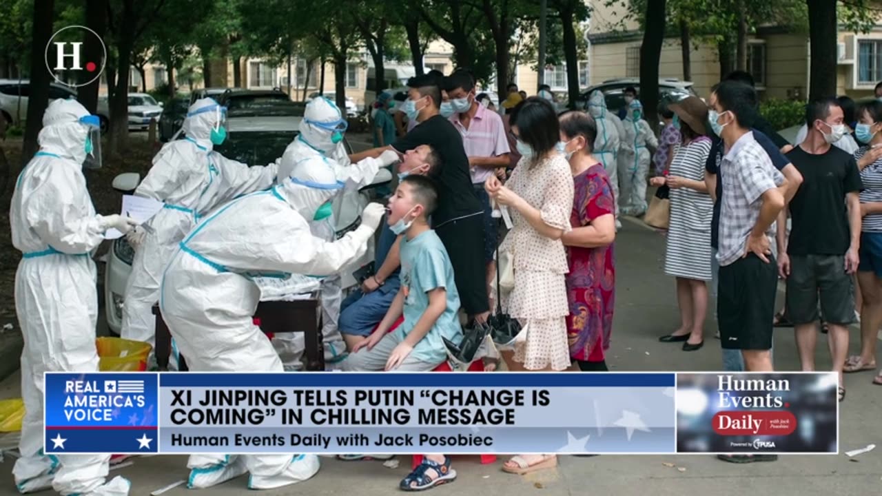 Jack Posobiec: Chilling message from Xi Jinping, in which he joins with Putin to declare "100 year change" is coming