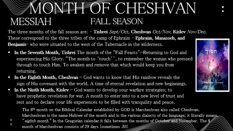 Month of Cheshvan