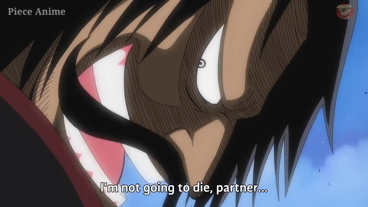 Luffy talking about shanks