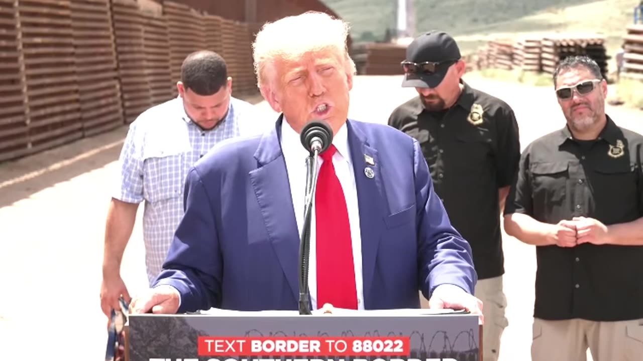 Trump: "Democrats want to have a secure border. Democrats want to have a secure vote. It's the leadership that doesn't"