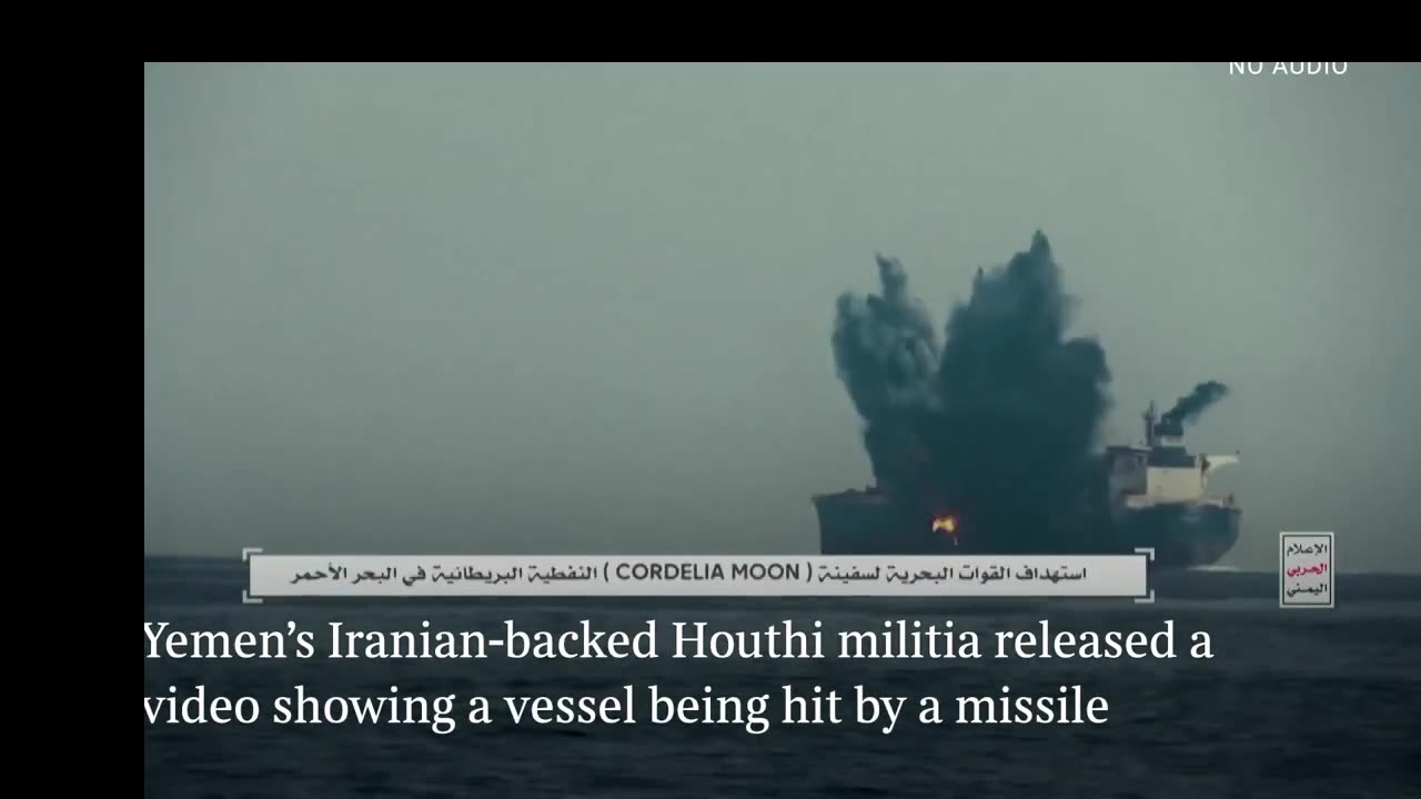 Houthi rebels launch strike on ship in Red Sea attack