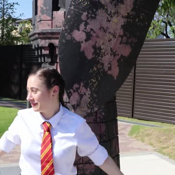 I Walked Onto A Life Size Chess Board From Harry Potter! #harrypotter #chess