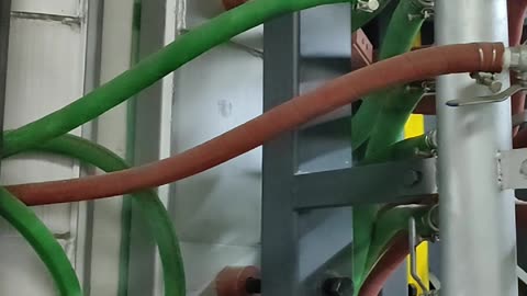 Video of the customer's site, the steel shell furnace is being installed.