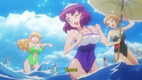 The Familiar of Zero: Rondo of the Princesses OVA - swimsuits for the girls