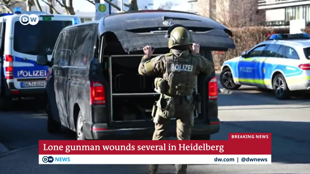 Germany: Lone gunman wounds several in Heidelberg | DW News