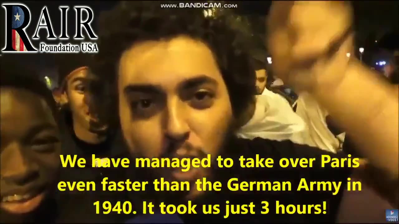 Muslim and African migrants: "We took over Paris even faster than the German Army"