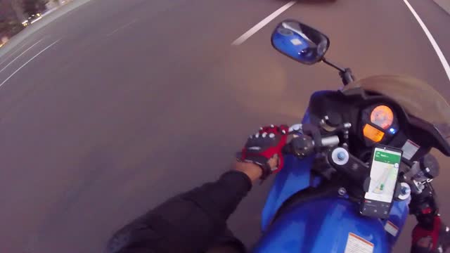 Mirror smash motorcycle