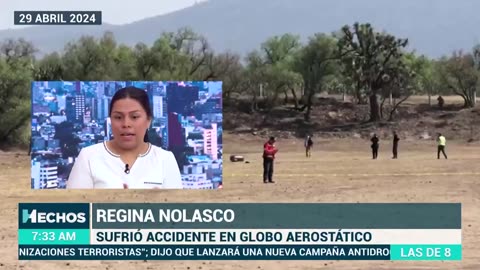 Emiten acuerdo reparatorio en el caso del desplome del globo aerostático en Teotihuacán en 2023