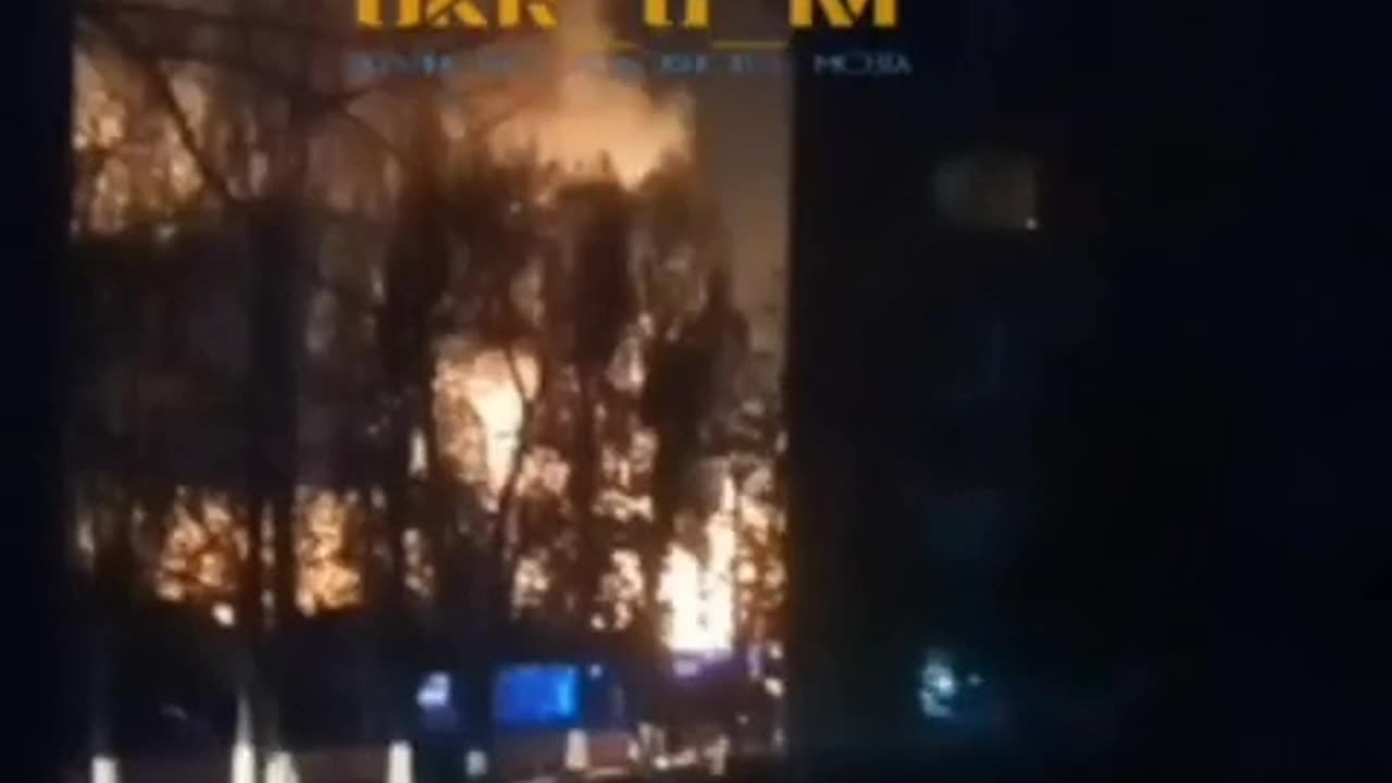 Massive Fires in Kharkiv After Russian Rocket attack