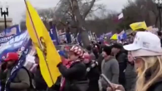 Surveillance video shows an individual who threatened members of Congress on Jan. 6