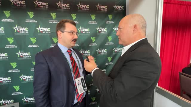 CPAC México - Miklos Szantho from Hungary