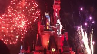 Disney World Castle and Fireworks Show 2018