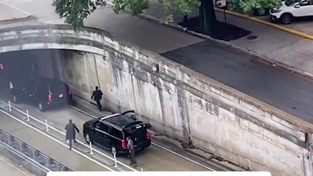 VP Harris was involved in a motorcade accident on her way to the White House