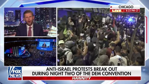 Eric Trump on DNC protests: This is the ‘chaos’ that ‘follows’ the Democratic Party