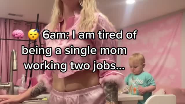 6am: I am tired of being a single mom working two jobs.