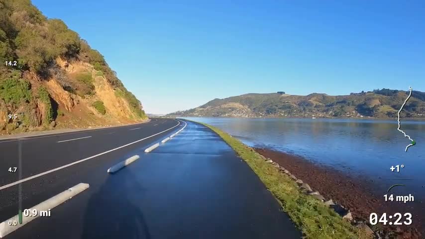 Scenery along the road