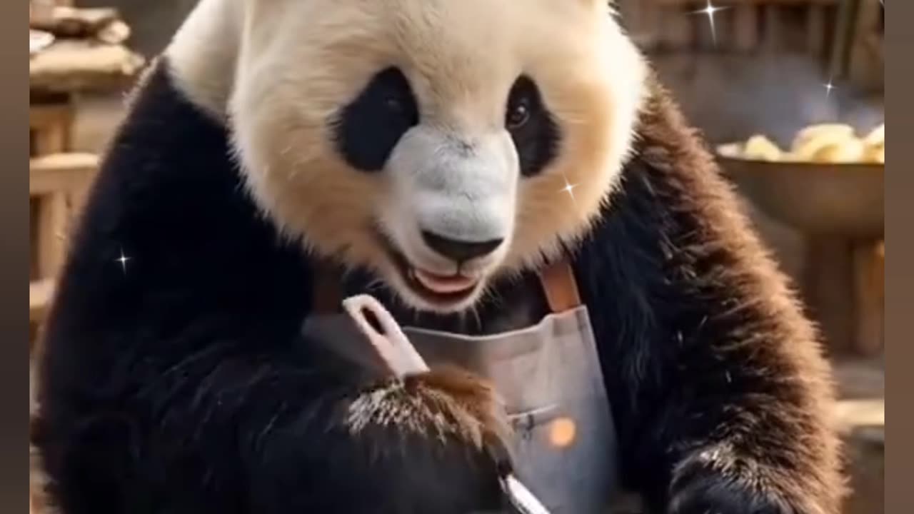 Cut panda