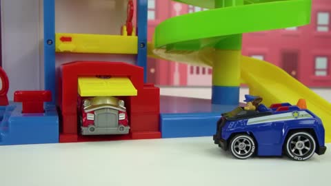 Toy Learning Video for Kids - Paw Patrol True Metal Vehicles Biggest Race!