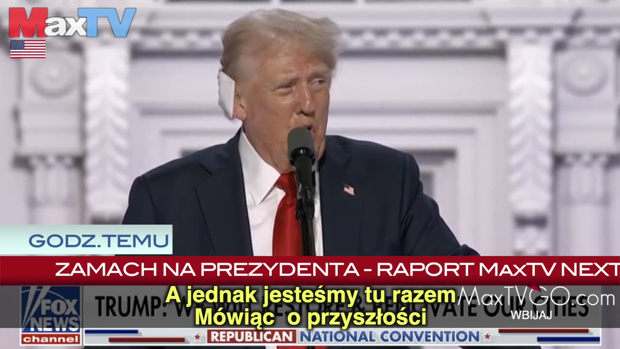 Trump: I had God on my side - Bóg stal przy mnie - z MaxTV