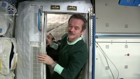 Getting sleep in space