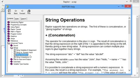 PLD L7 Lec 3 Reversing a String in RAPTOR