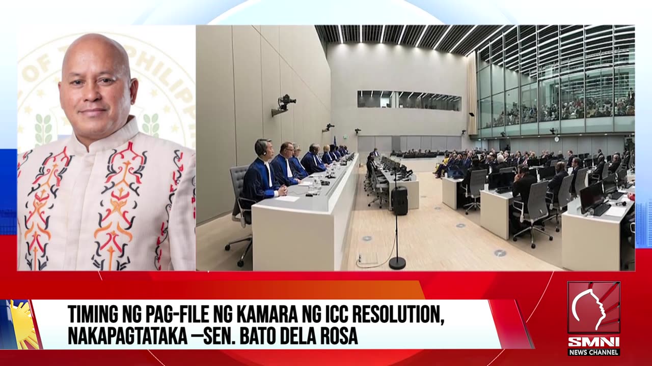 Timing ng pag-file ng Kamara ng ICC Resolution, nakapagtataka —Sen. Bato dela Rosa