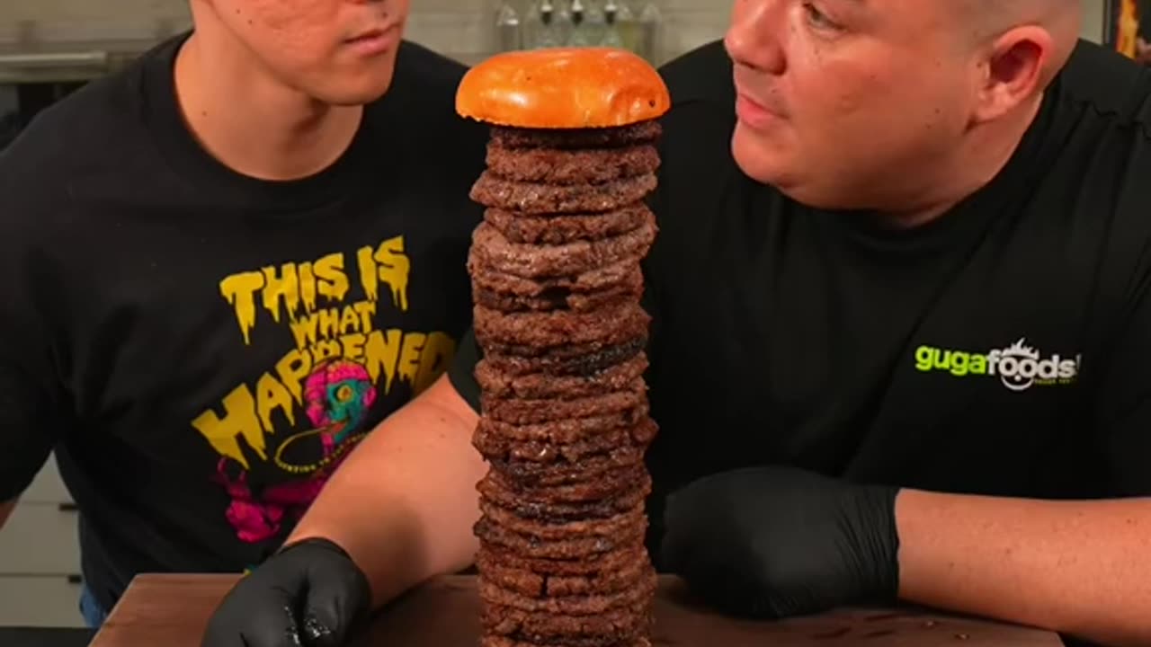 Mega Crunch Burger Challenge