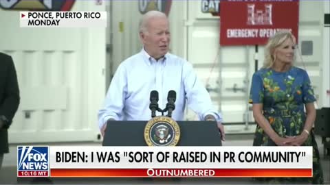 Biden says he was ‘sort of raised in a Puerto Rican community’ in latest blunder #shorts