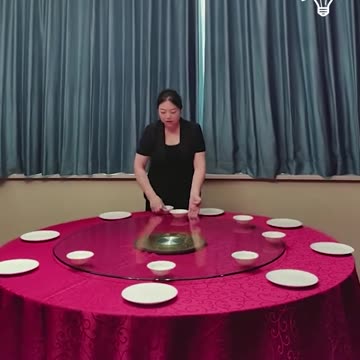 Unique way to set up a table!