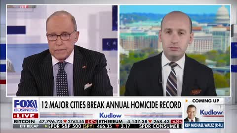 Stephen Miller on Kudlow - Crime Wave Hits America