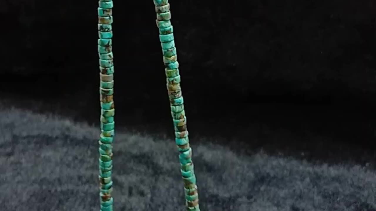 Free-shape Natural turquoise and red spiny oyster necklace full strand 16inch gift 06
