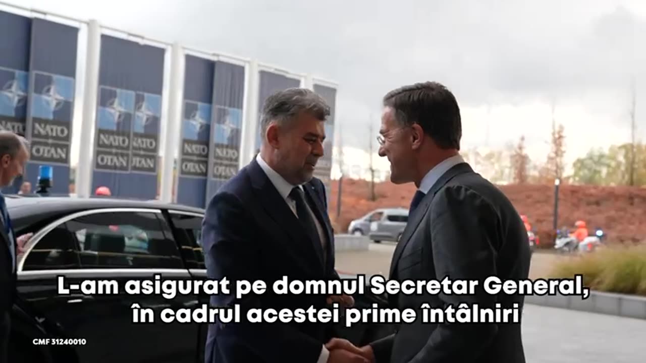 Marcel Ciolacu, întrevedere cu Secretarul General NATO