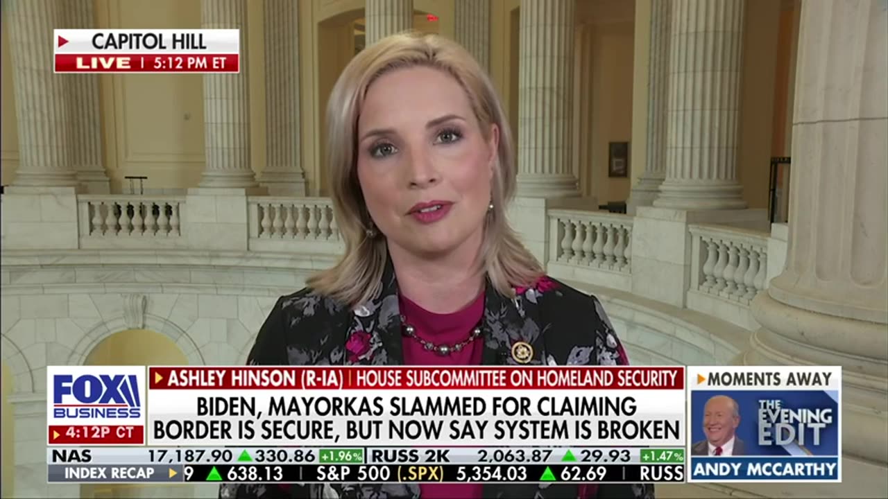 It’s not ‘serious’ what Biden is doing to counter the border crisis_ Rep. Ashley Hinson gutfeld News