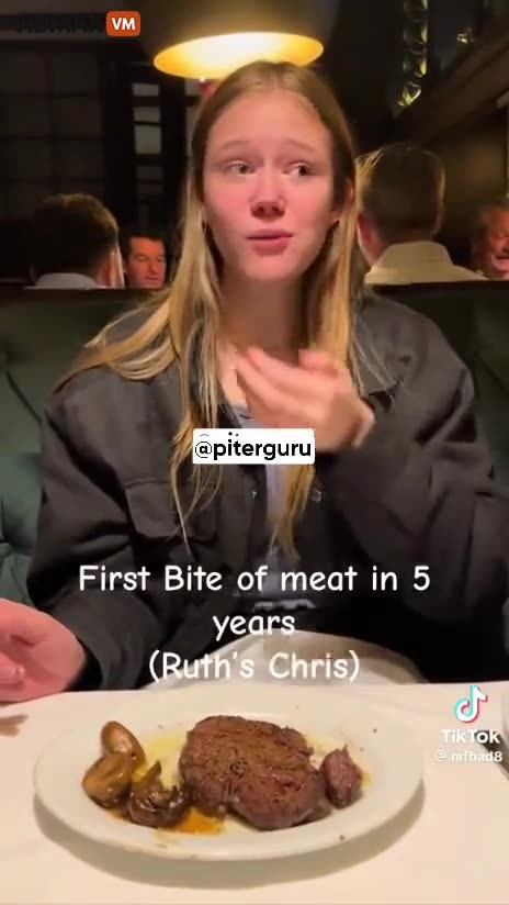 A Vegetarian Has Meat For The First Time In 5 Years, This Was Her Reaction