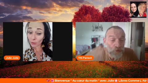 ☀️💖☀️ Au Coeur du Matin,Julie à Votre Ecoute 29/09 ☀️💖☀️