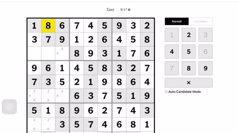 Sudoku 2023-06-28 easy