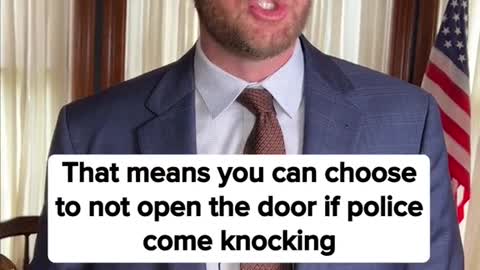 Should you open the door for police?