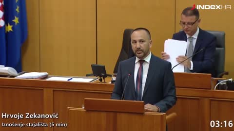 Zekanovićev govor u Saboru u Bleiburgu