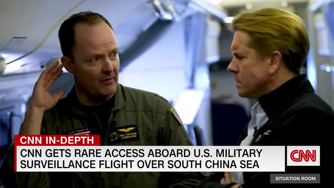 Hear Chinese warning to US plane in midair over South China sea