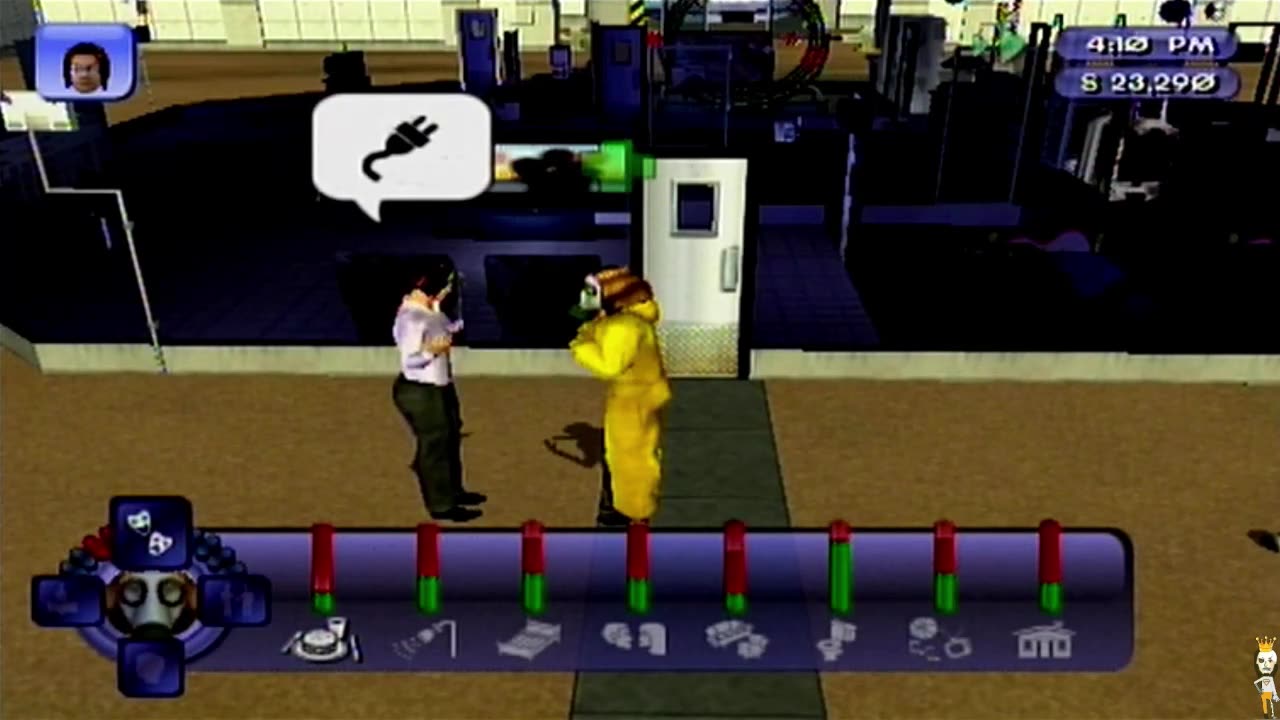 Sims Bustin Out Mad Scientist Career 2 of 2 Nintendo Gamecube