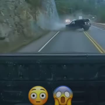 The Car Hate The Mountain And Came Back To The Road