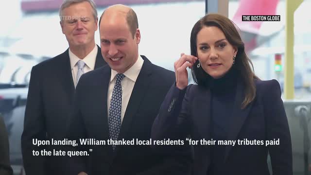 Royals arrive in Boston for climate activism