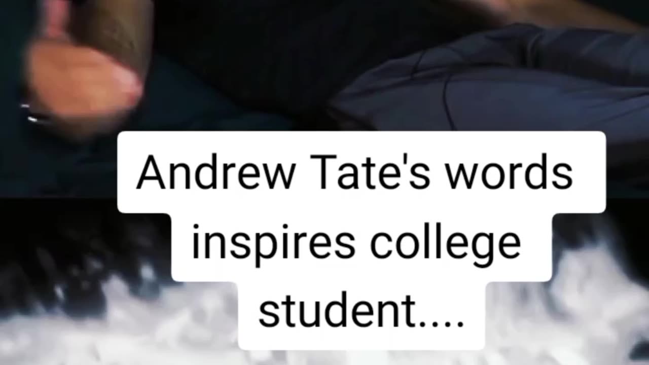 BANNED! Tiktok vid #2: ANDREW TATE inspires college student