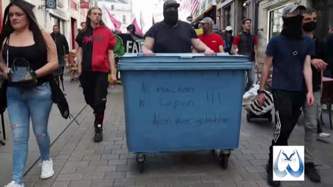 Opponents of French Far-Right Violent Protest in Paris