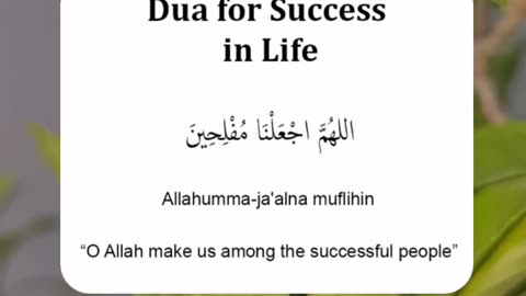 Dua for success in life😍😍